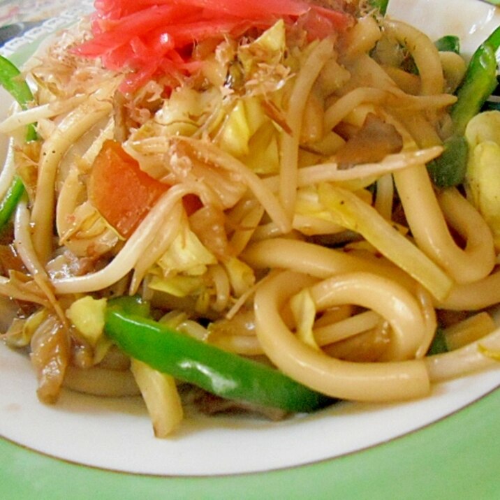 オイスターソースで焼きうどん レシピ 作り方 By ミスチバス 楽天レシピ